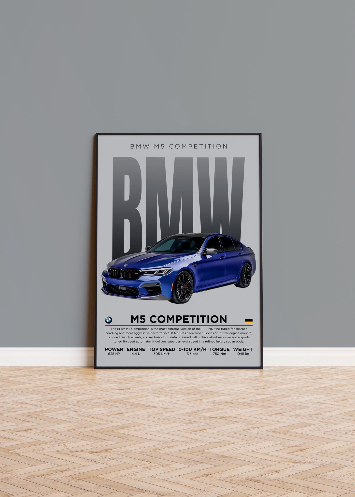 Blue M5 Competition
