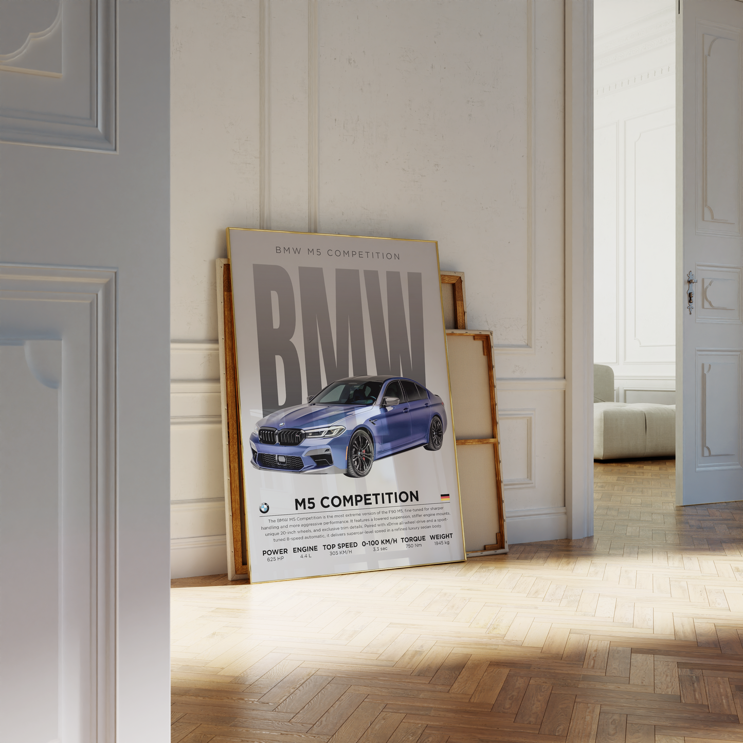 Blue M5 Competition