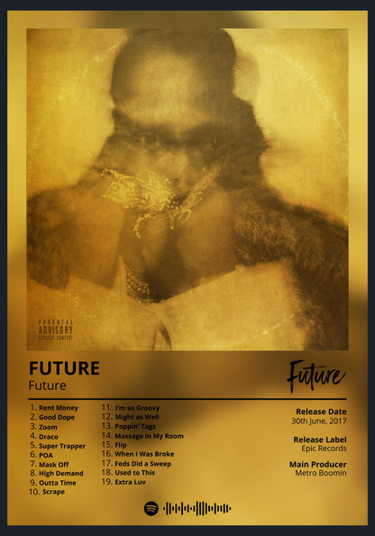 Future FUTURE album poster wall art
