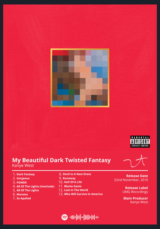 Kanye West - My Beautiful Dark Twisted Fantasy