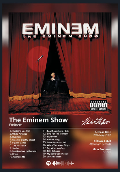 Eminem The Eminem Show album poster wall art