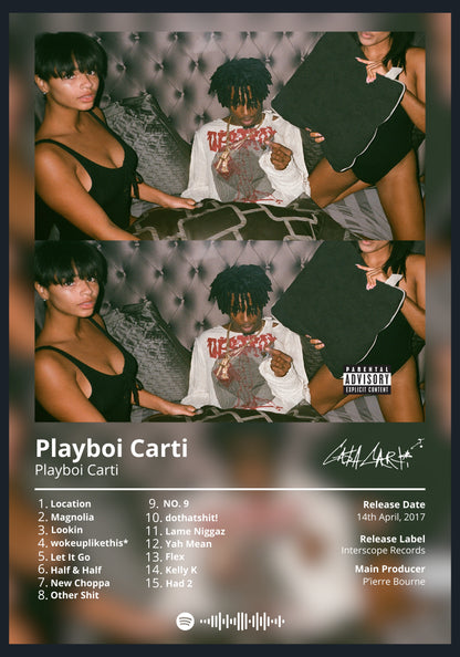 Playboi Carti Playboi Carti album poster wall art